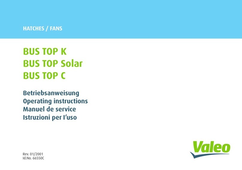 Valeo BUS TOP K operating instructions Valeo BUS TOP K operating instructions