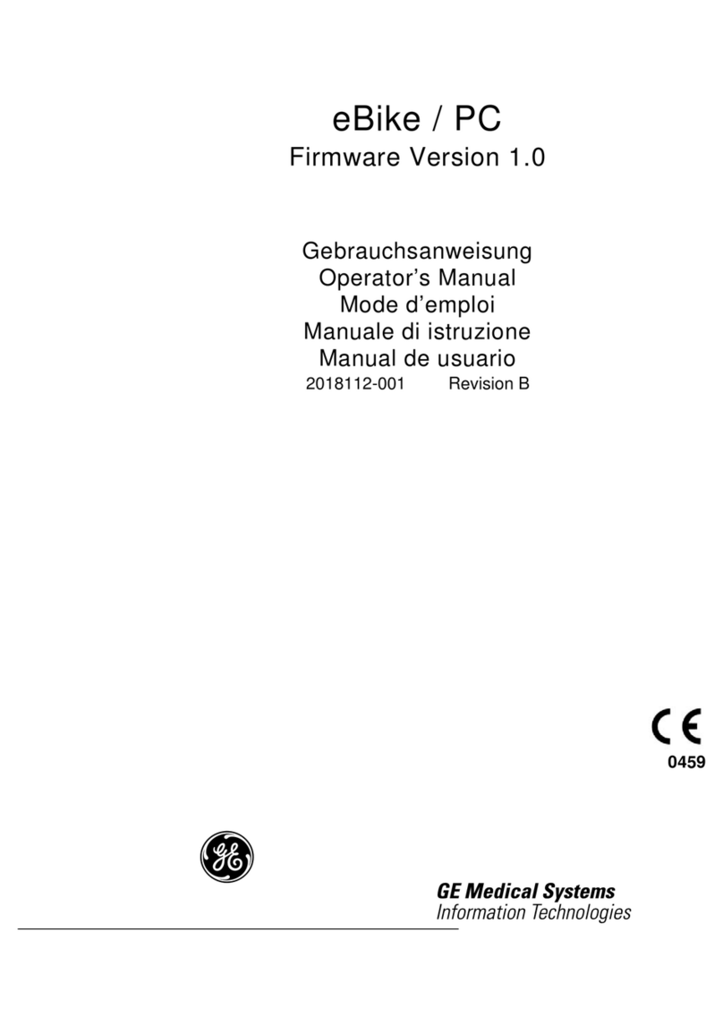 GE eBike with Control Terminal PC Operator's manual