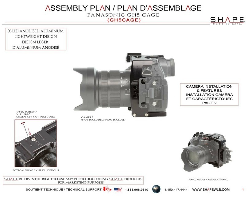Shape GH5CAGE Assembly plan