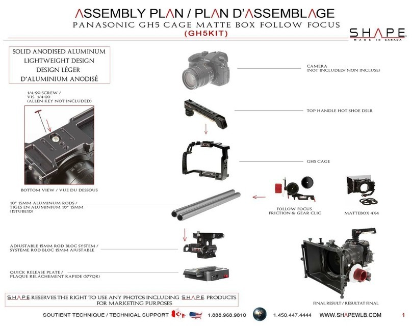 Shape GH5KIT Assembly plan