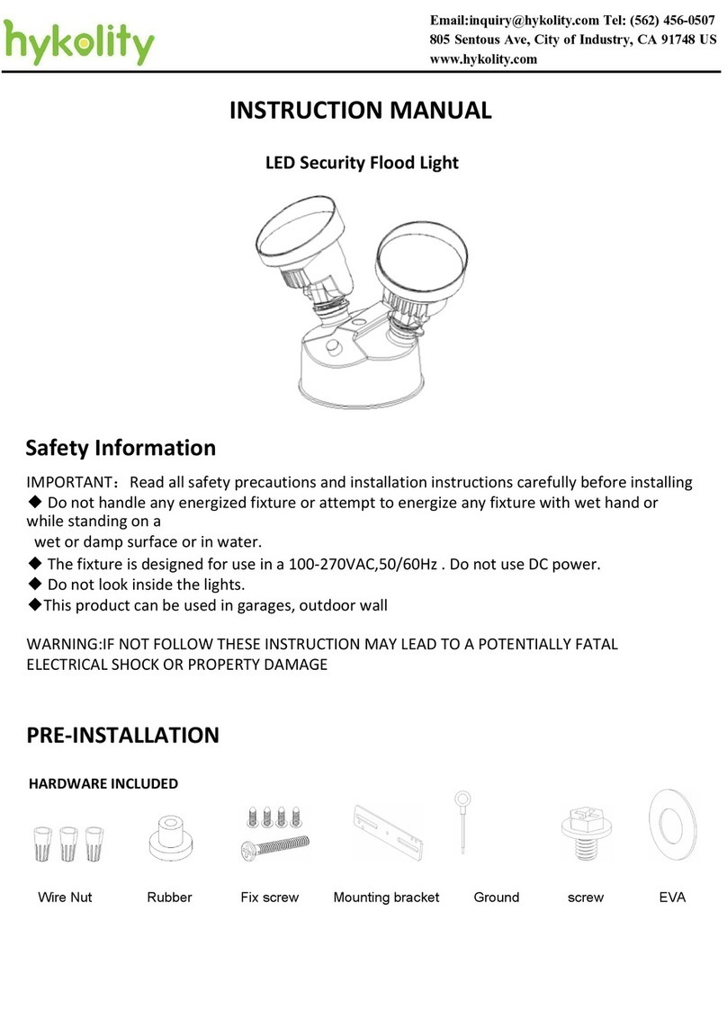 hykolity SC20W5K-1-H instruction manual