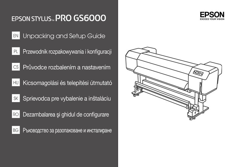 Epson Stylus Pro GS6000 User manual