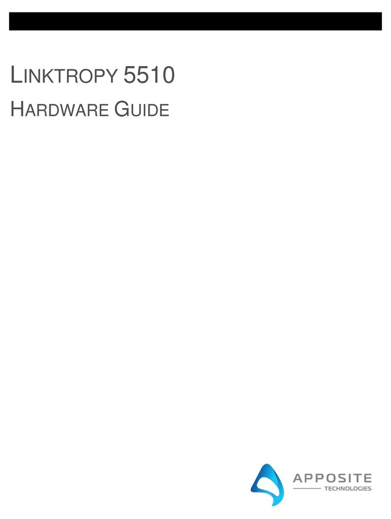 Apposite Linktropy 5500 Hardware guide