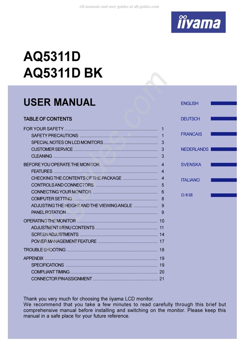 Iiyama AQ5311D BK User manual