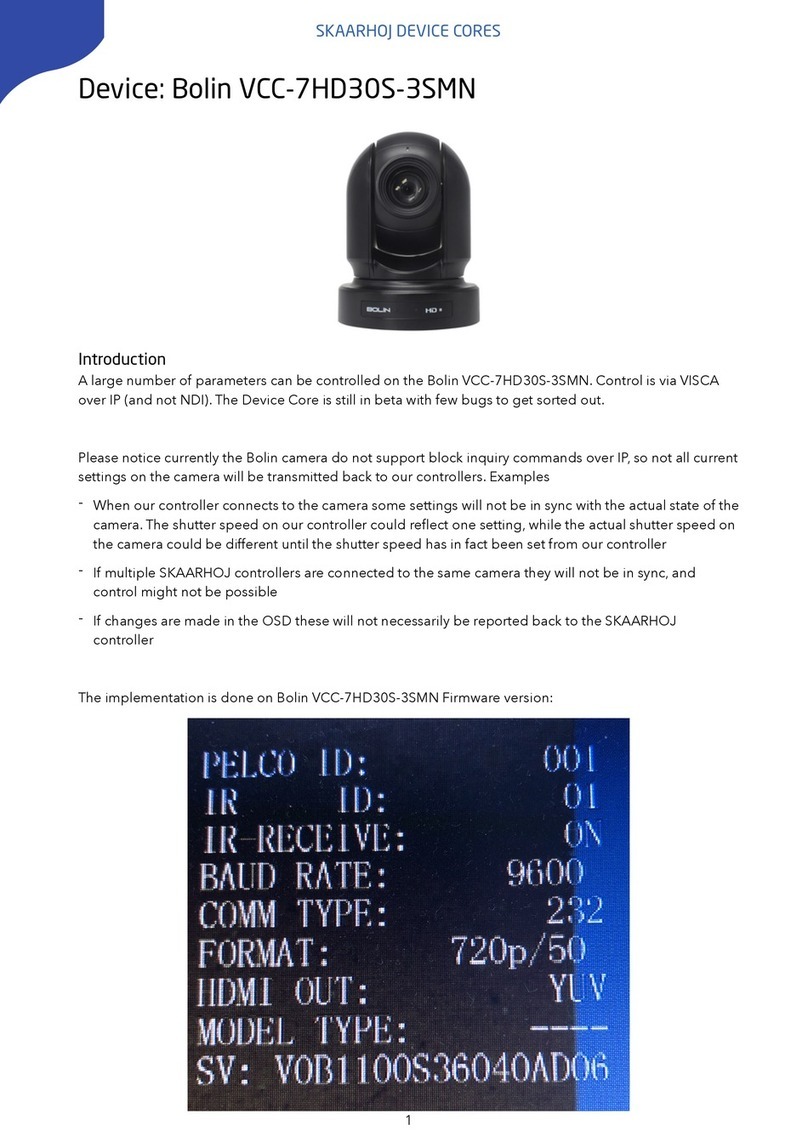 Bolin Technology VCC-7HD30S-3SMN quick start guide