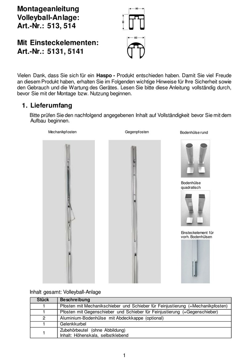 Haspo 513 Assembly instructions