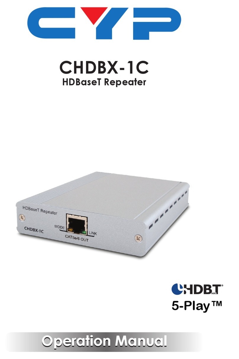 Cypress CHDBX-1C User manual