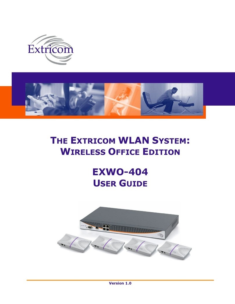 Extricom EXWO-404 user guide
