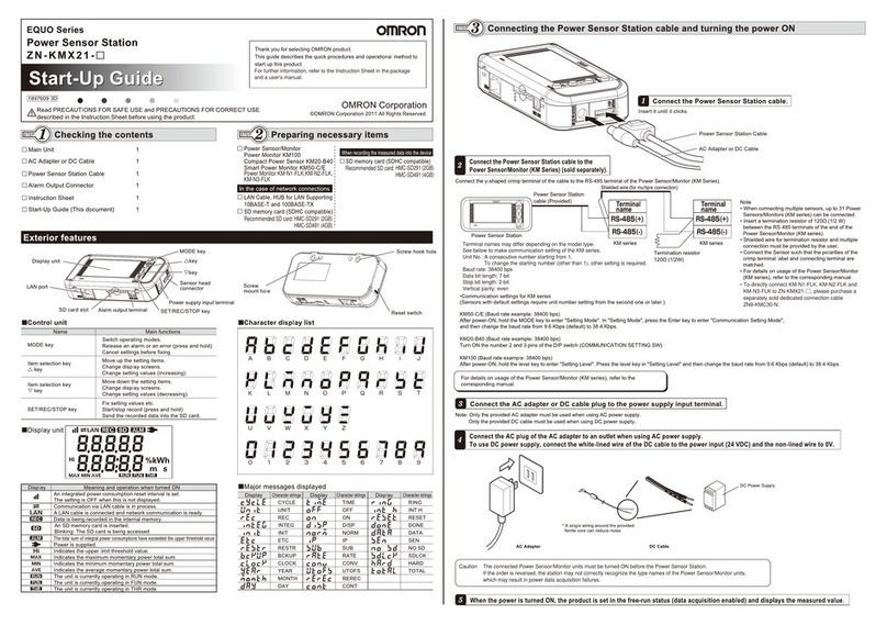 Omron EQUO Series User guide Omron EQUO Series User guide