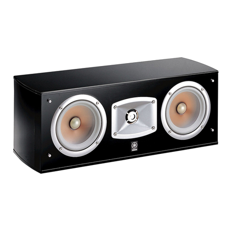 Yamaha NS-C444 - Center CH Speaker owner's manual