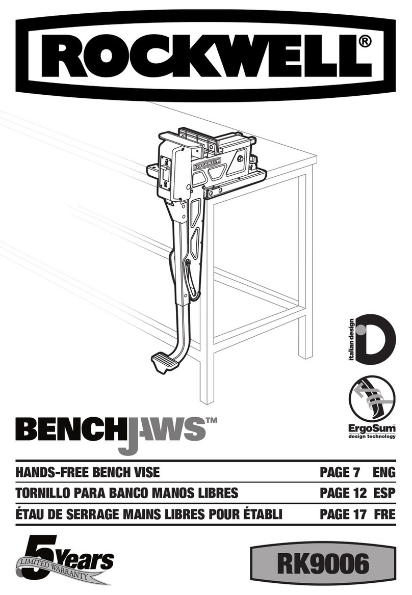 Rockwell Benchjaws RK9006 User manual