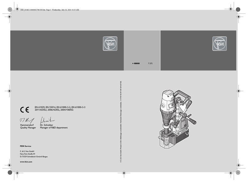 Fein KBB60X User manual