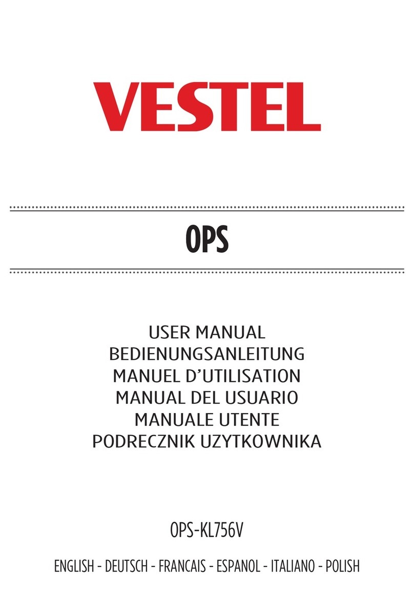 VESTEL OPS-KL756V user manual