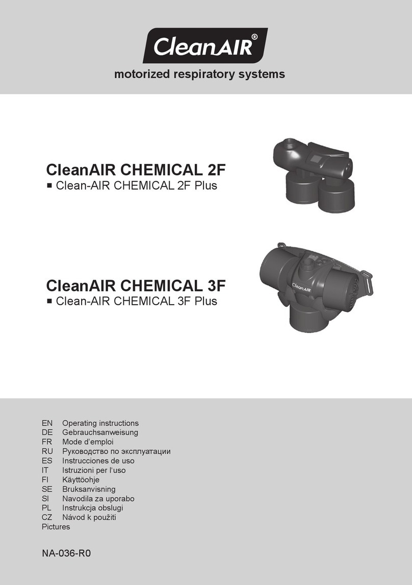 cleanAIR Chemical 2F operating instructions