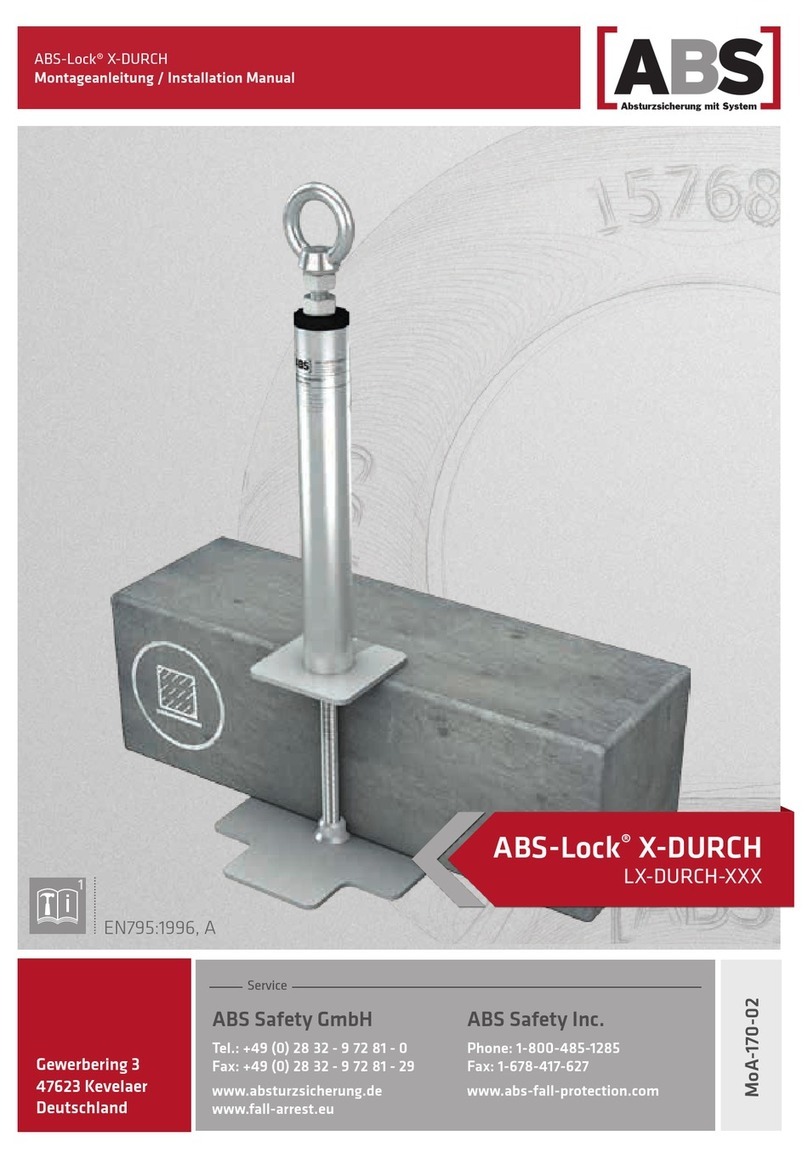 ABS Safety ABS-Lock X-DURCH installation manual