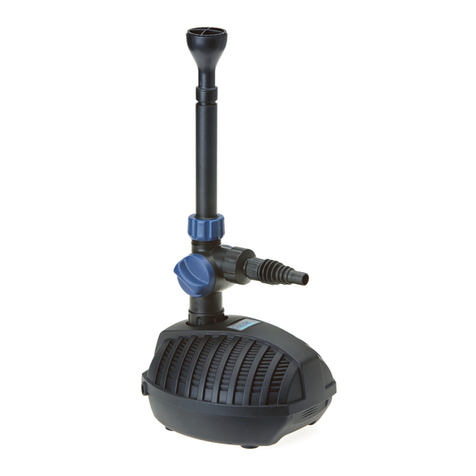 Oase Aquarius Fountain Set Series User manual Oase Aquarius Fountain Set Series User manual
