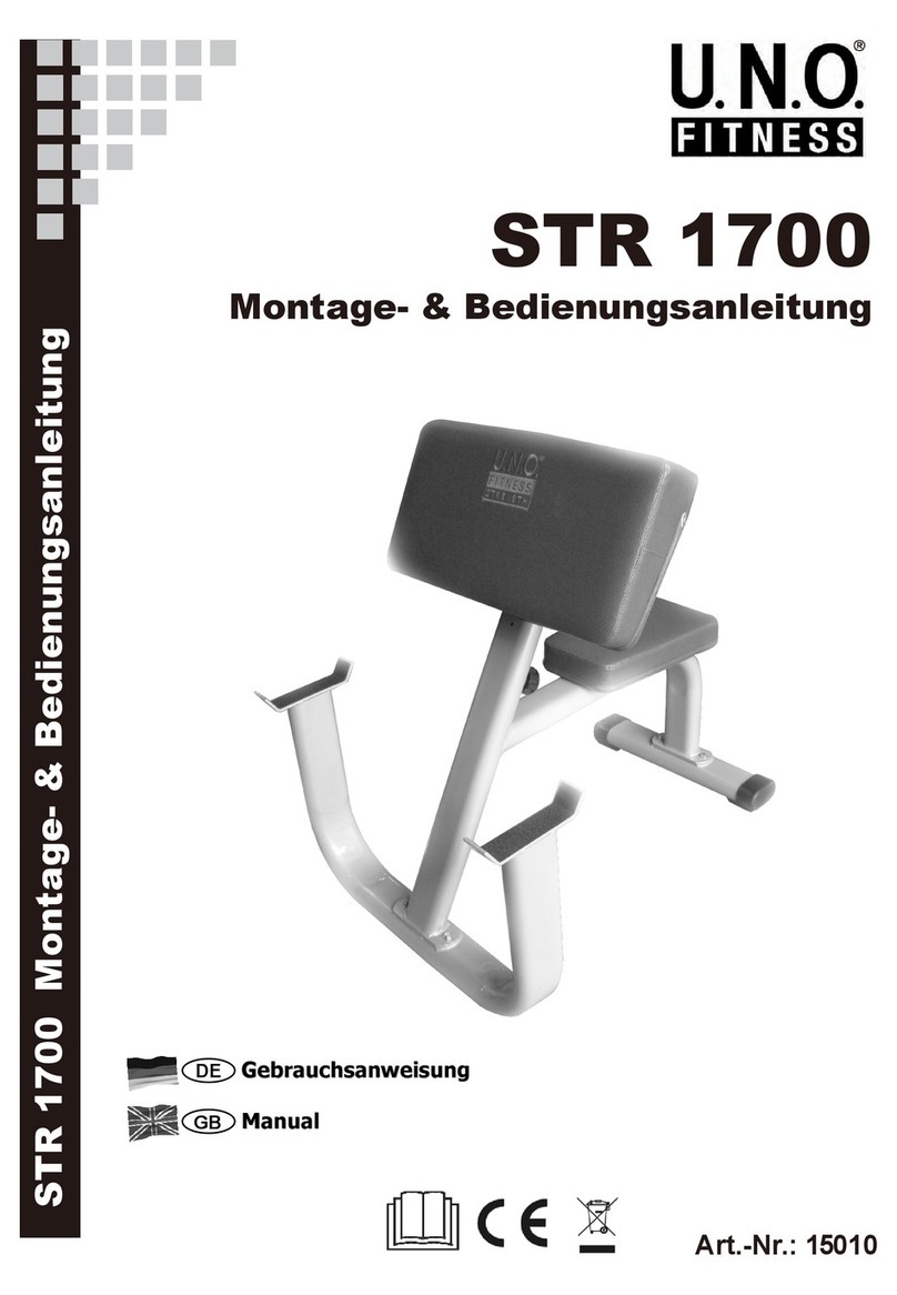 U.N.O Fitness STR 1700 manual