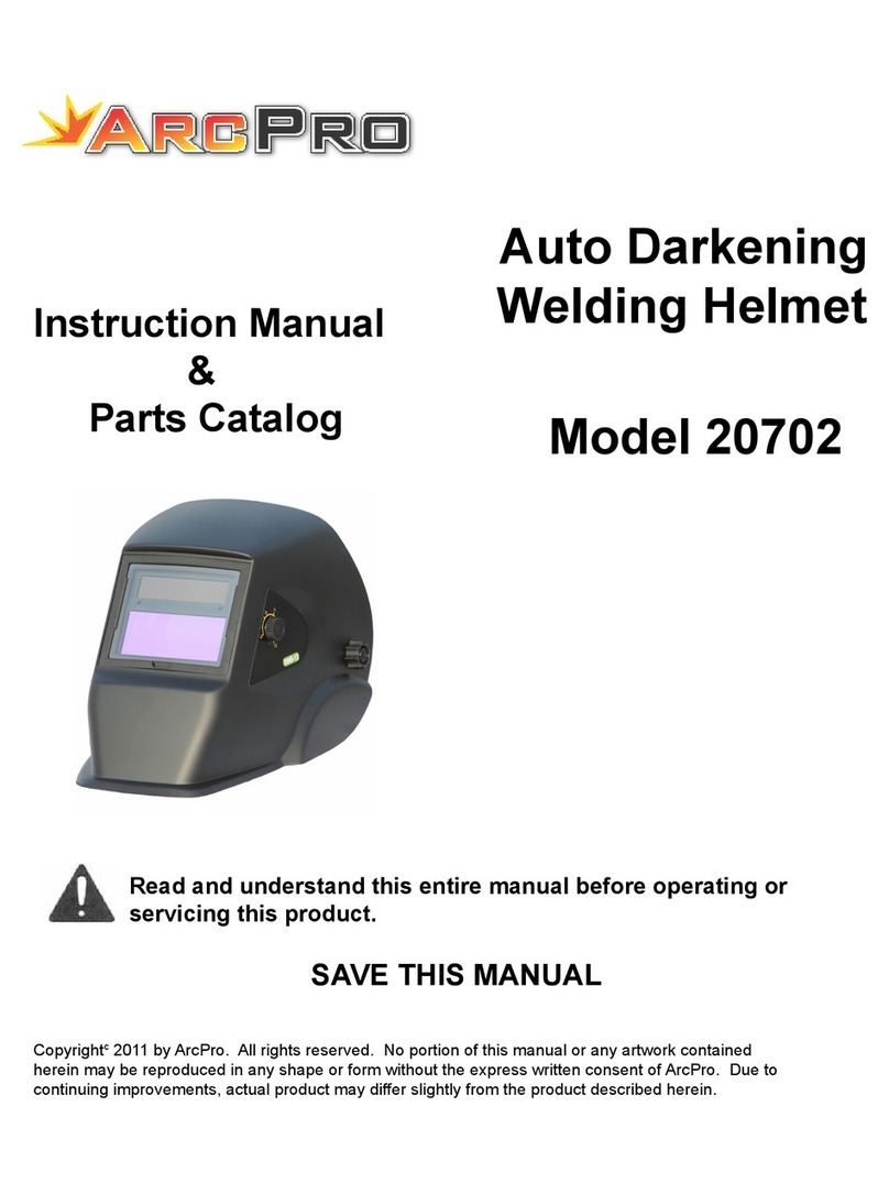 ArcPro 20702 Instruction manual & parts catalogue