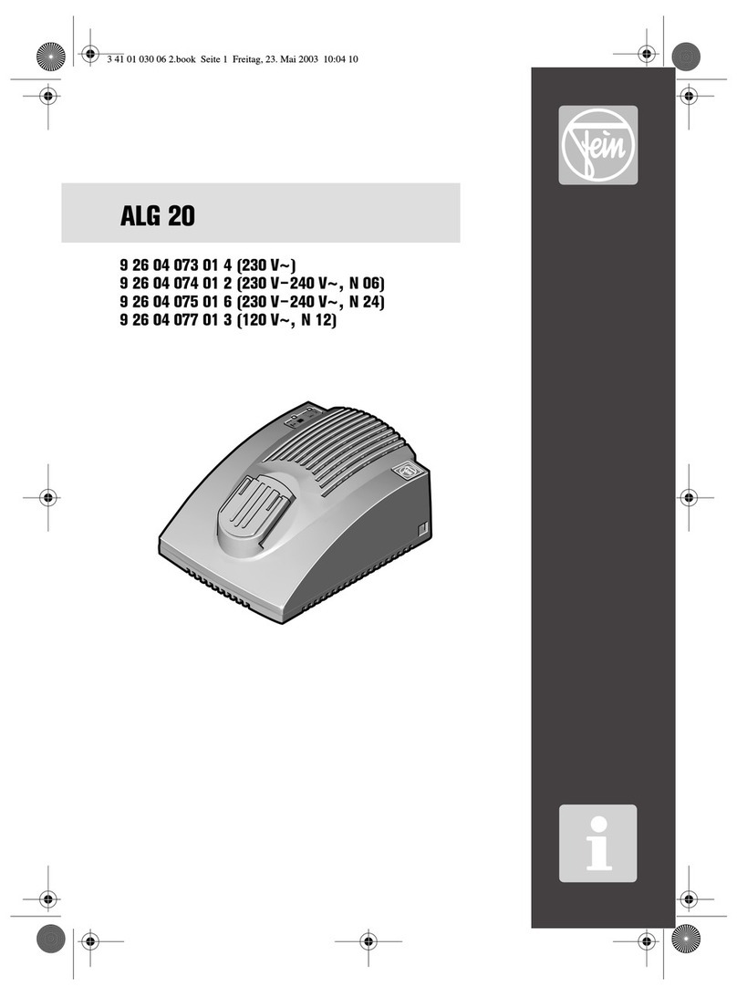 Fein ALG 20 operating instructions
