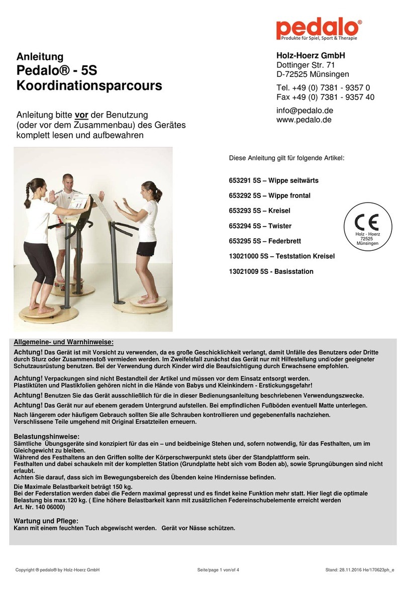 pedalo 5S Series user manual