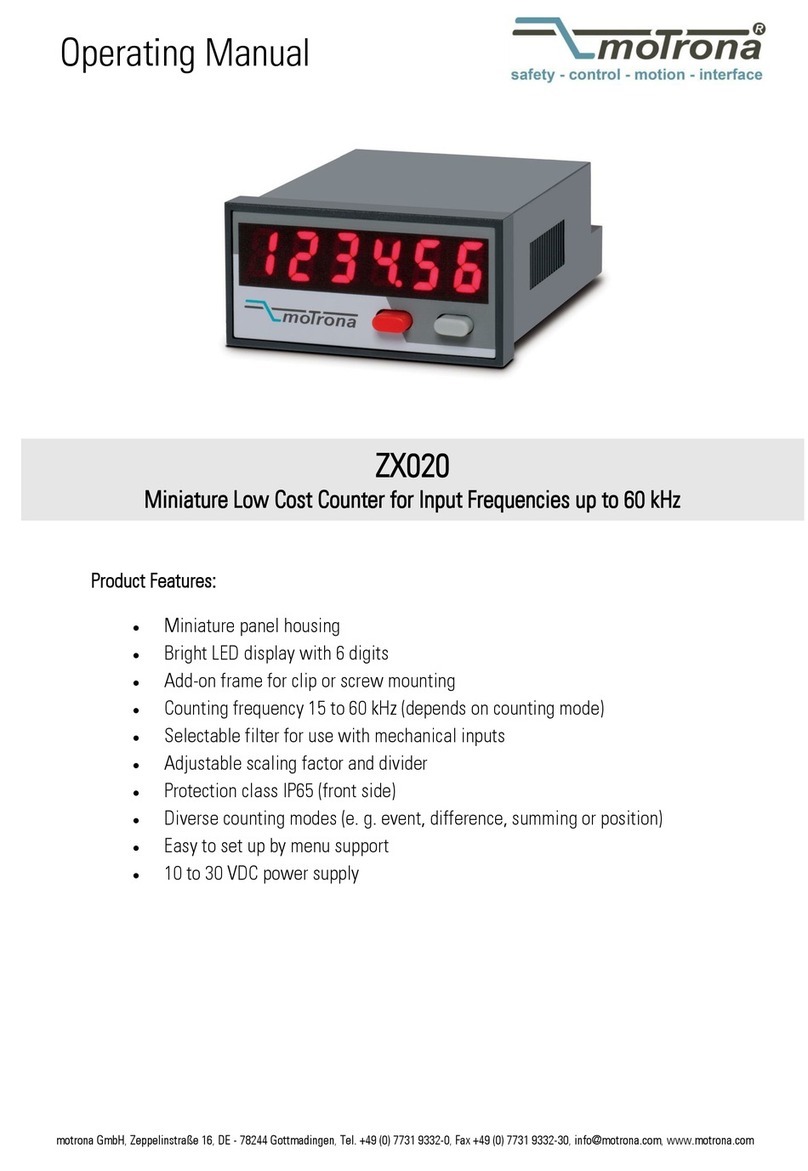 Motrona ZX020 operating manual