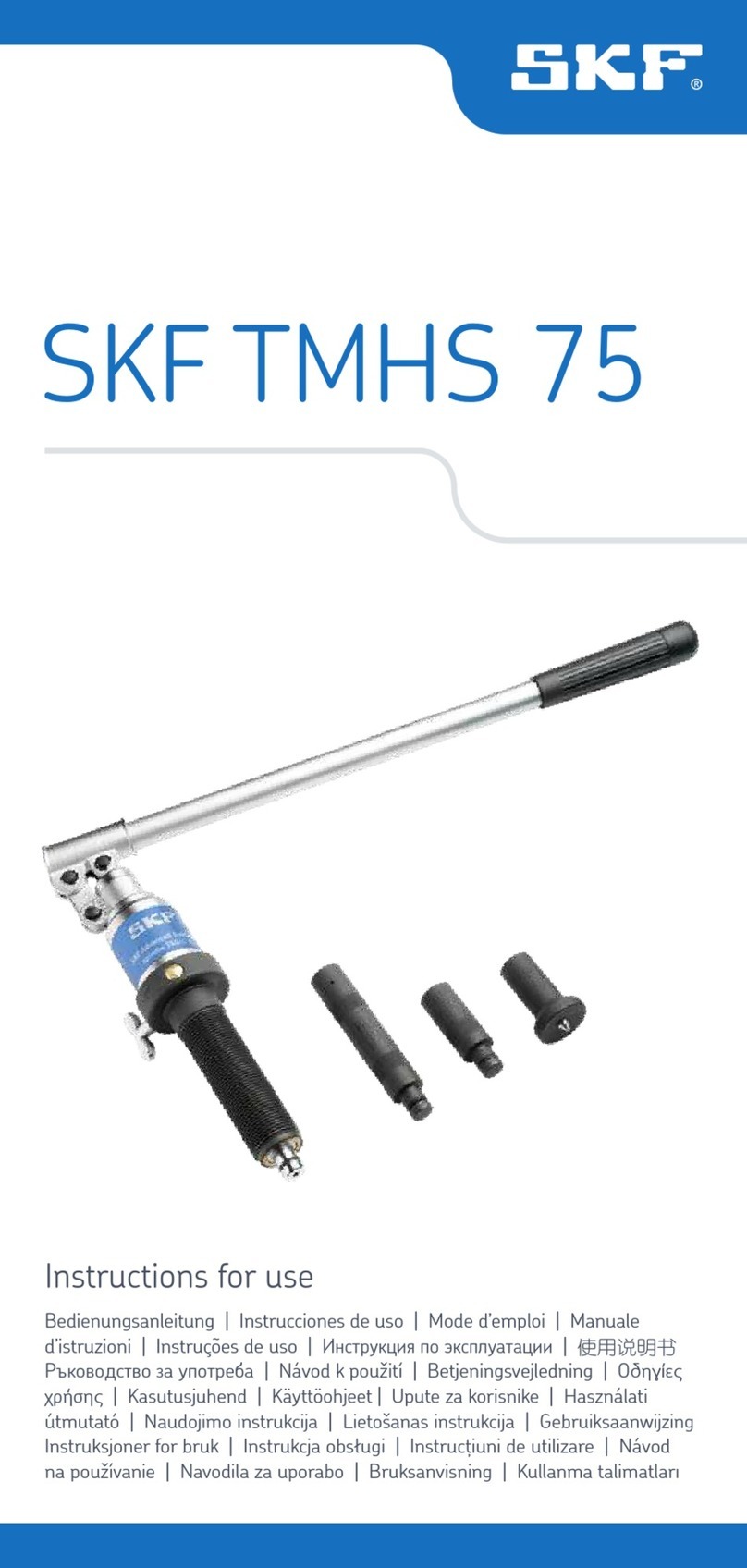 SKF TMHS 75 Instructions for use