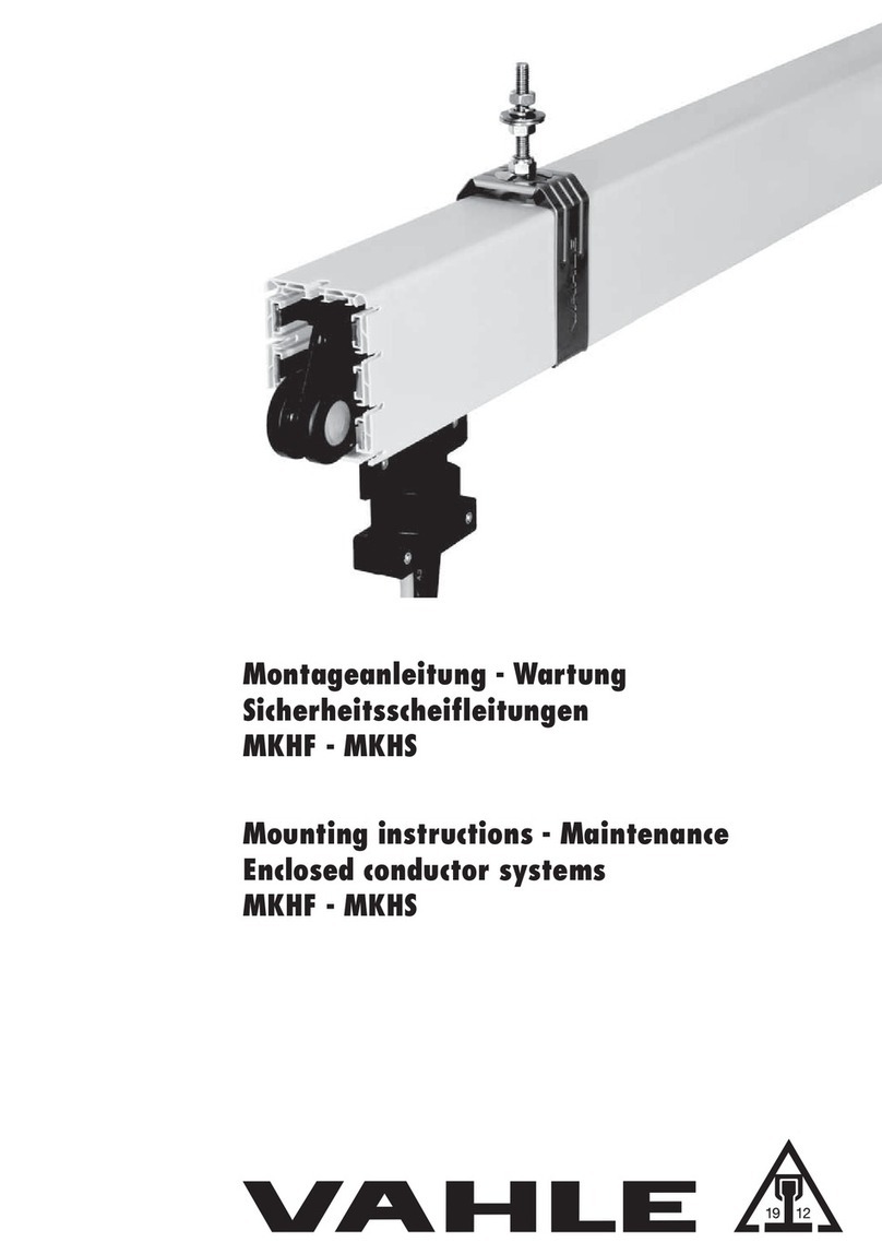 Vahle MKHF Mounting instructions