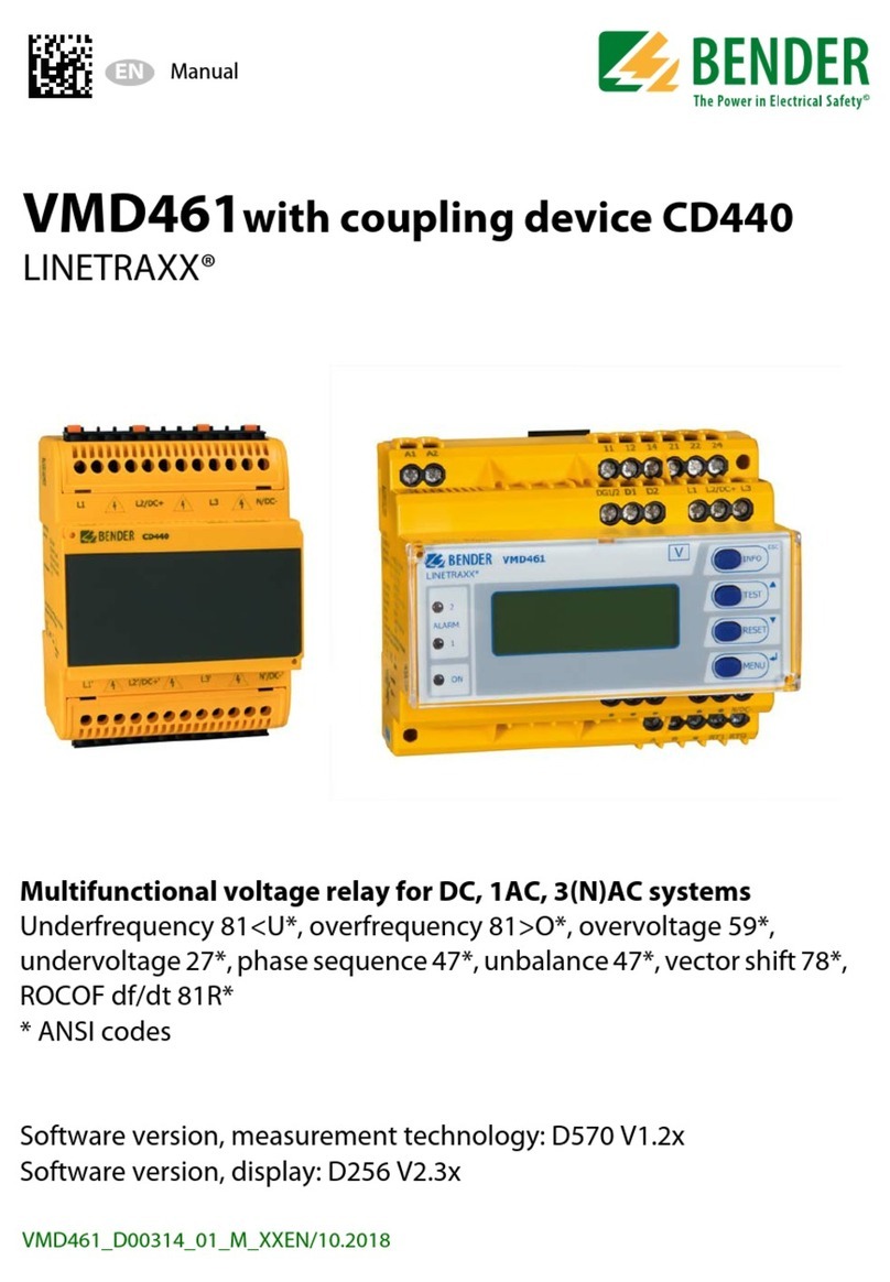 Bender LINETRAXX VMD461 User manual