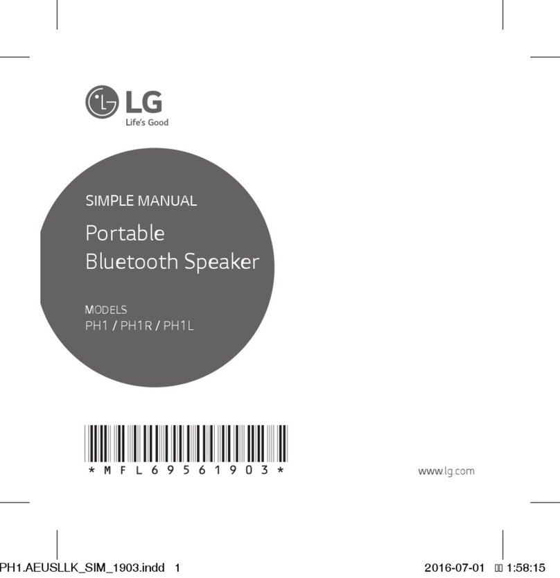 LG PH1 Simple manual
