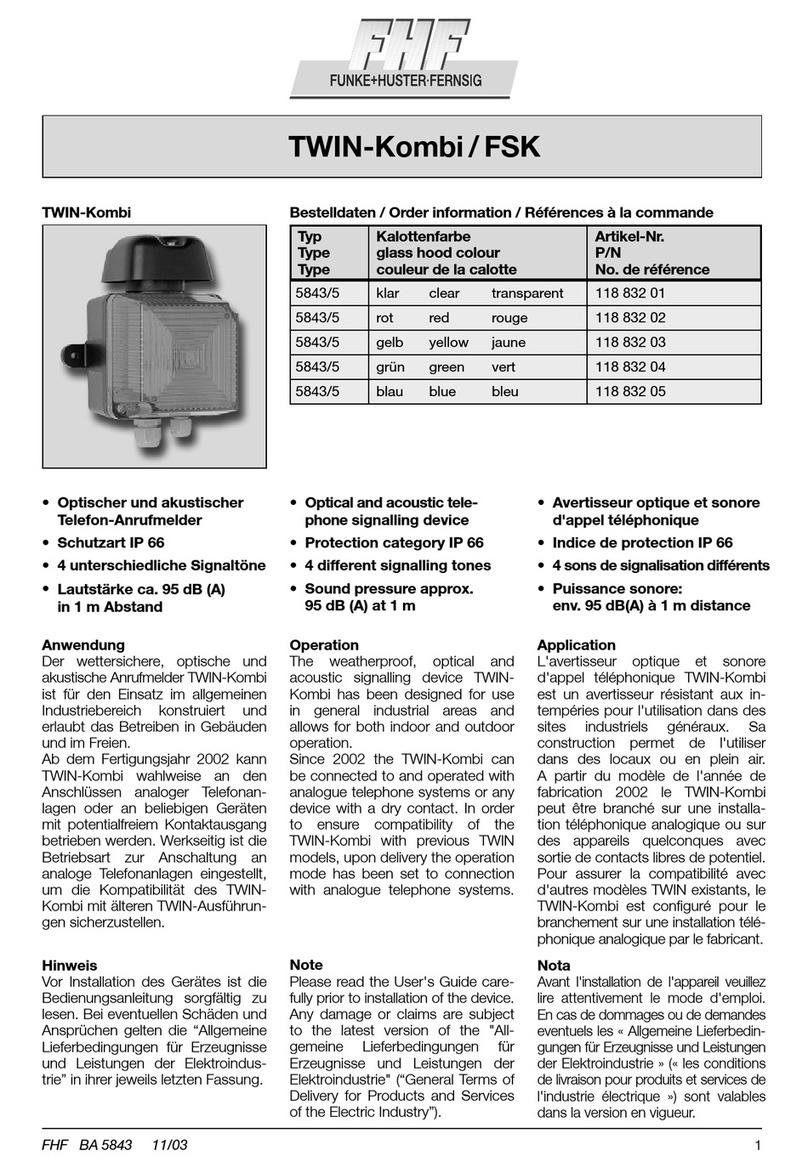 FHF TWIN-Kombi/FSK manual
