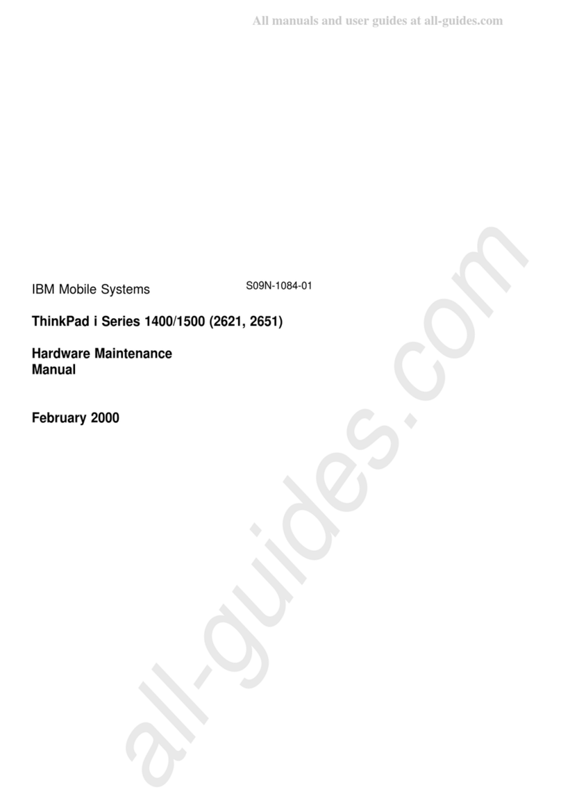 IBM ThinkPad i Series Owner's manual
