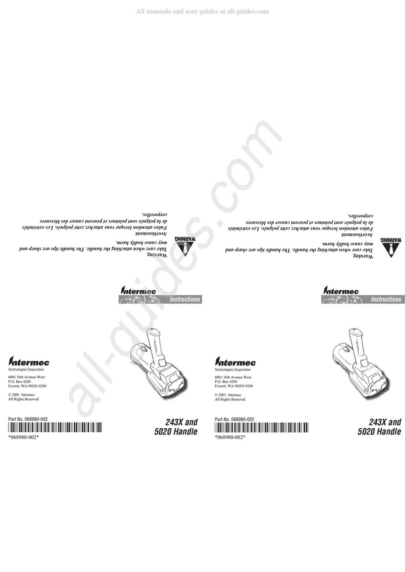 Intermec Trakker Antares 243X User manual Intermec Trakker Antares 243X User manual
