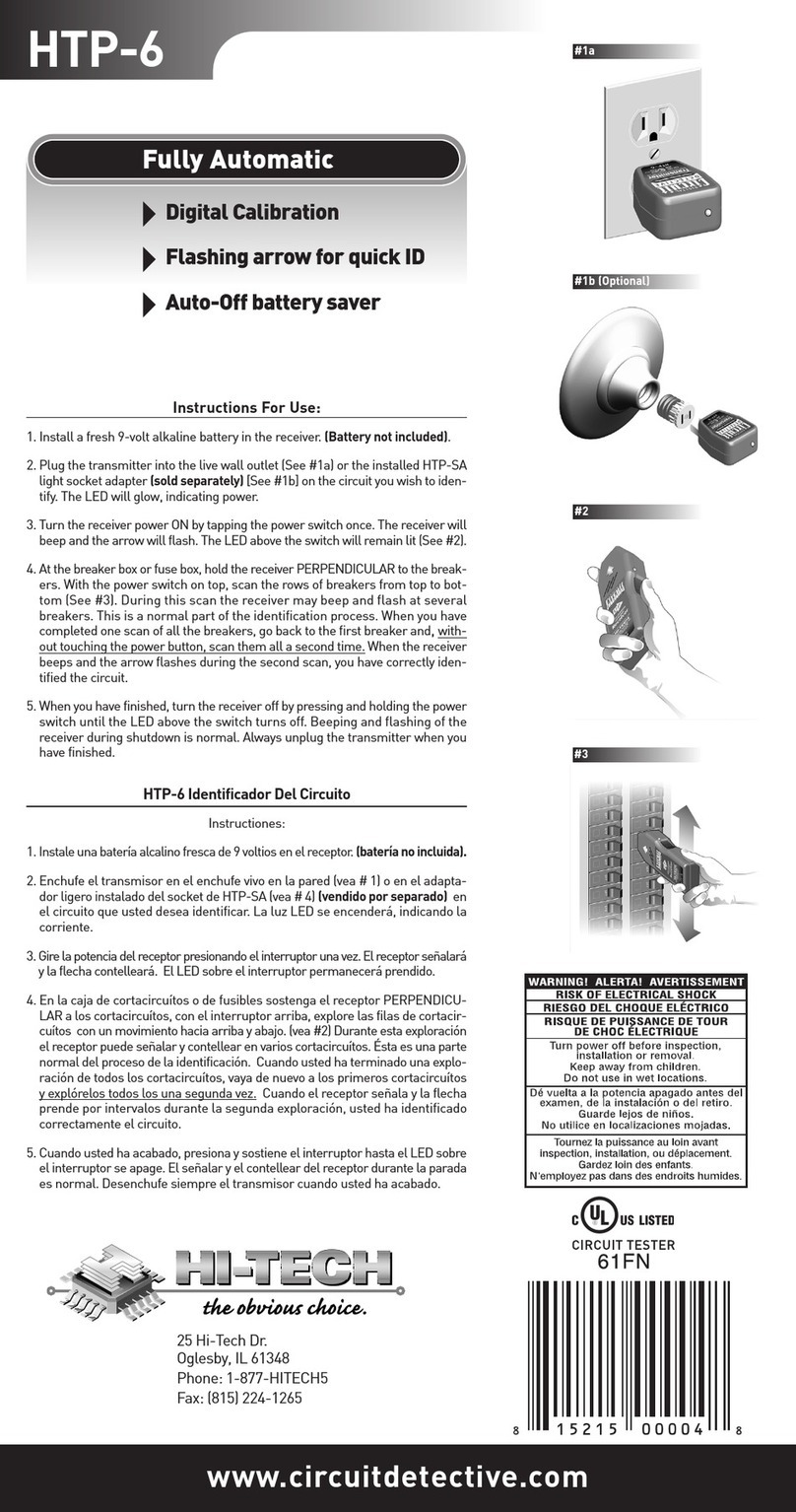 Hitech HTP-6 Instructions for use