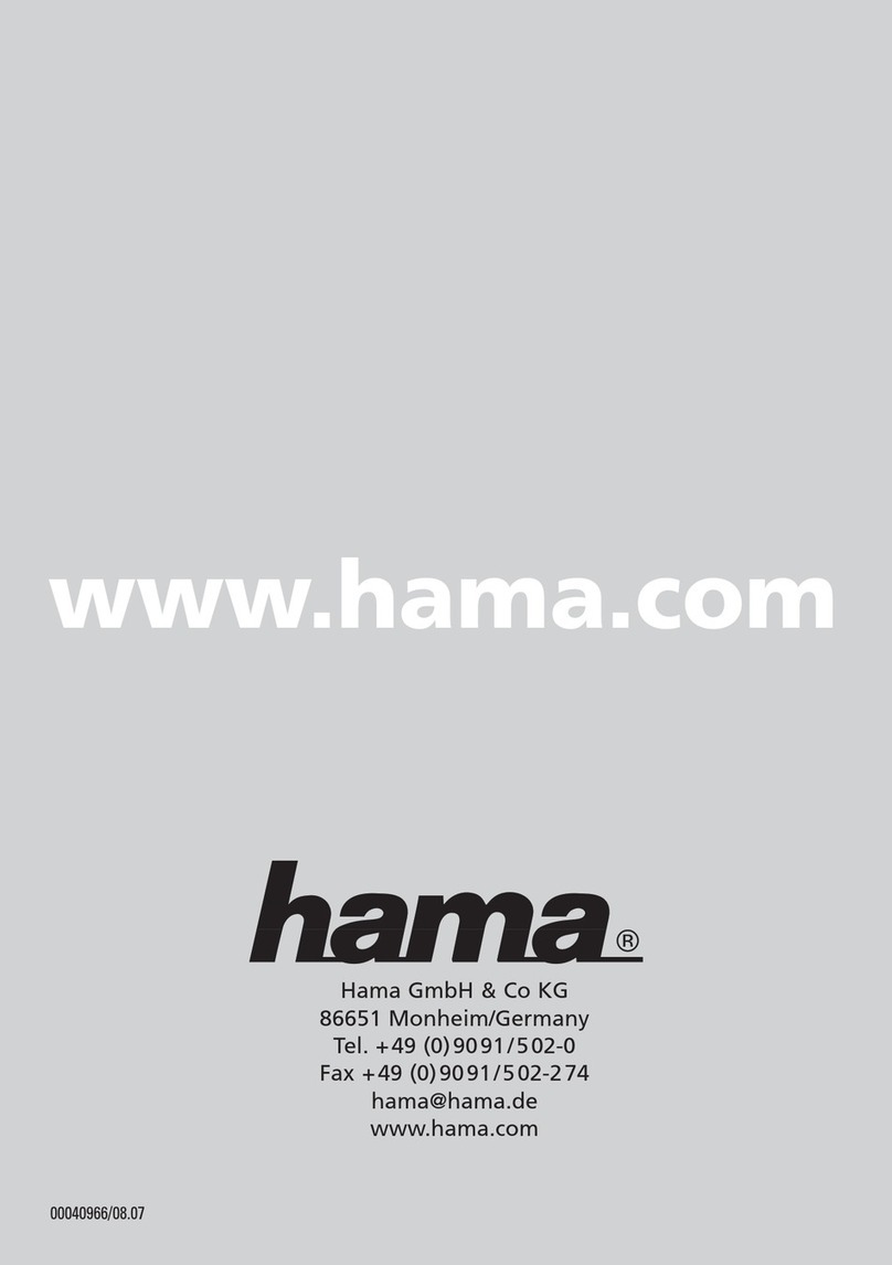 Hama 00040966 operating guide