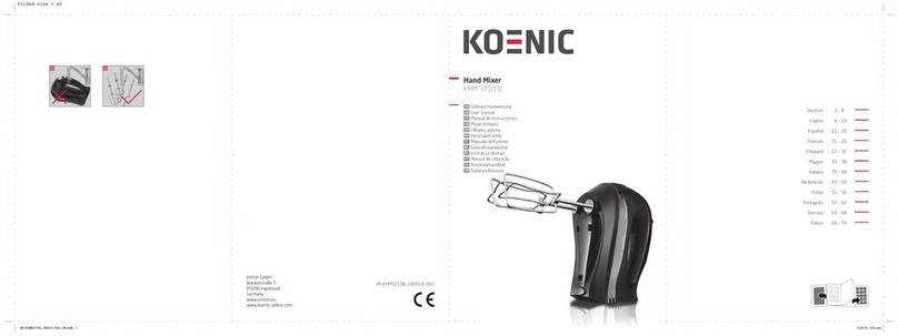 Koenic KHM 3210 B User manual