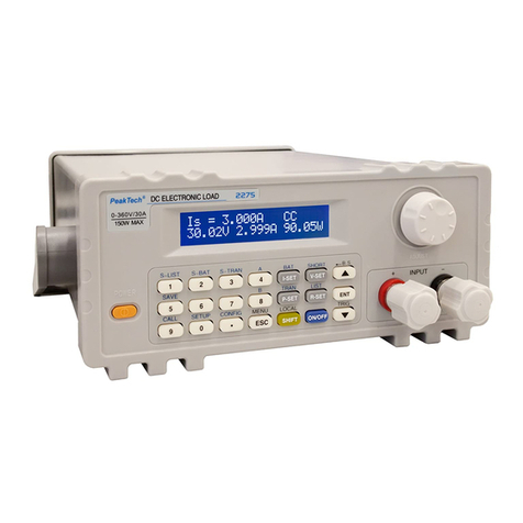 PeakTech 2275 User manual
