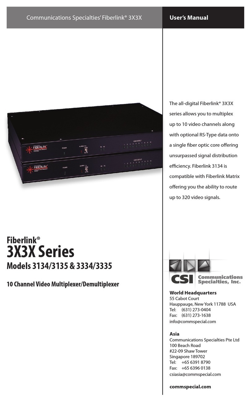 CSI Fiberlink 3 Series user manual
