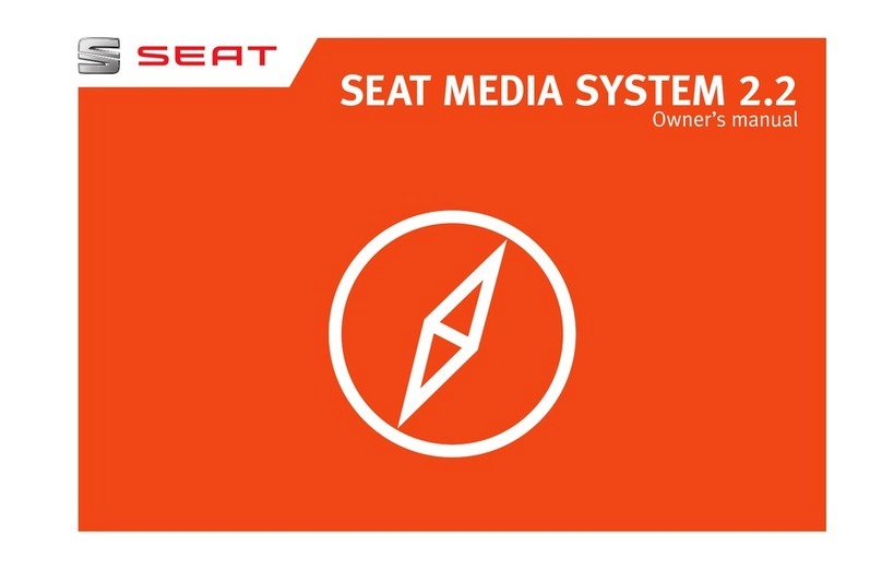 Seat MEDIA SYSTEM 2.2 owner's manual