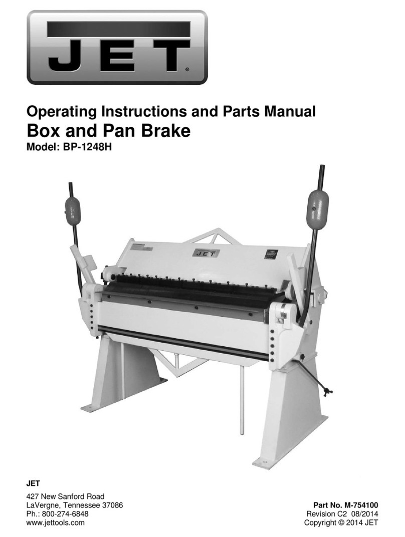 Jet BP-1248H Service manual