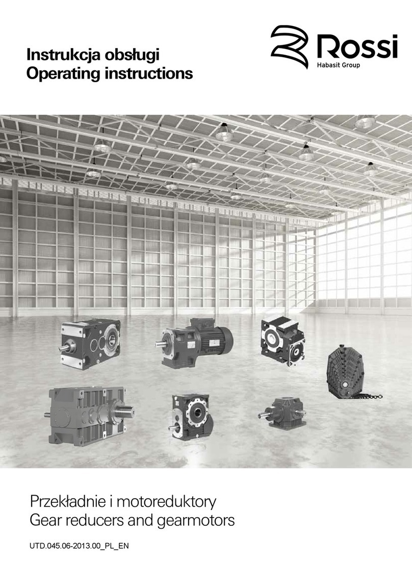 Habasit Rossi MR V Series operating instructions Habasit Rossi MR V Series operating instructions