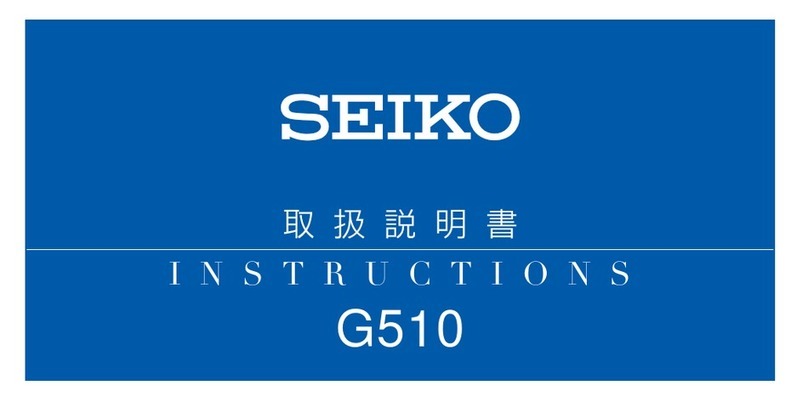 Seiko Spectrum SVRD001 G510 instructions