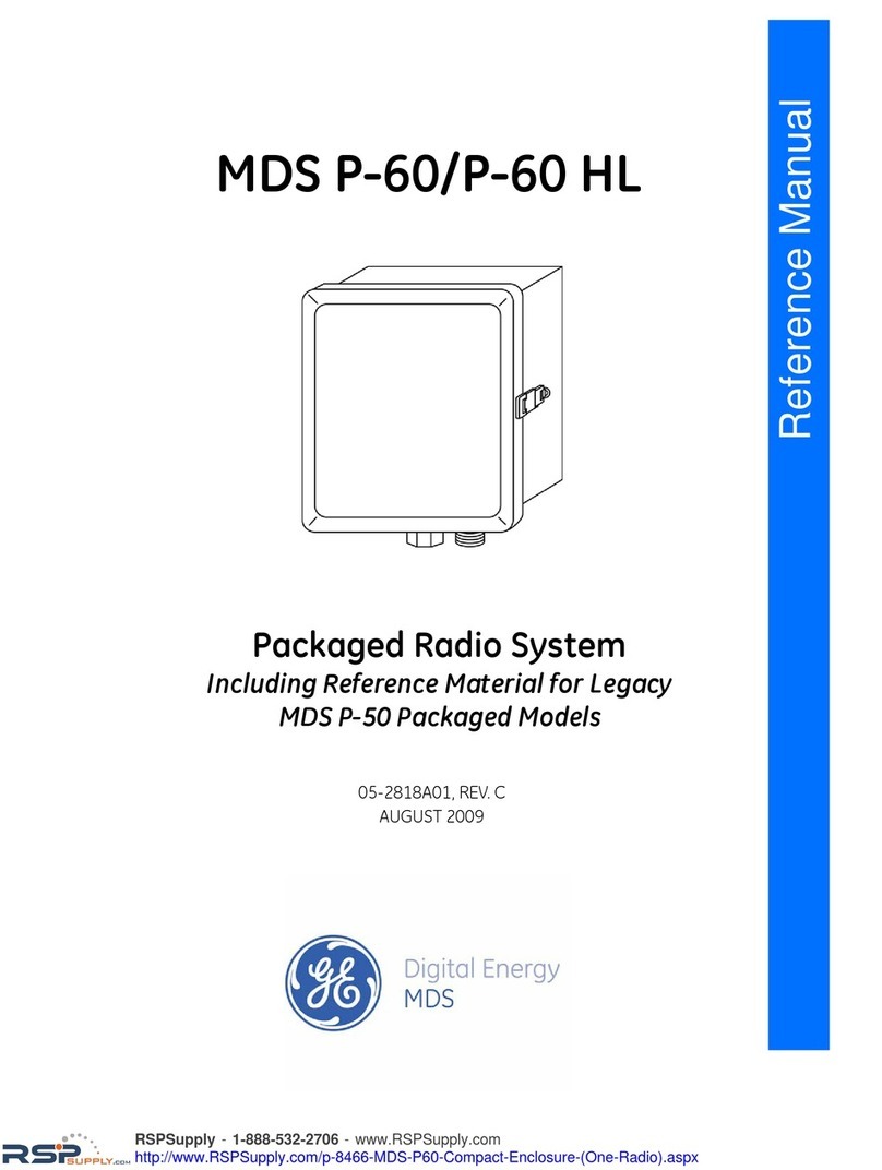 GE MDS P-60 User manual