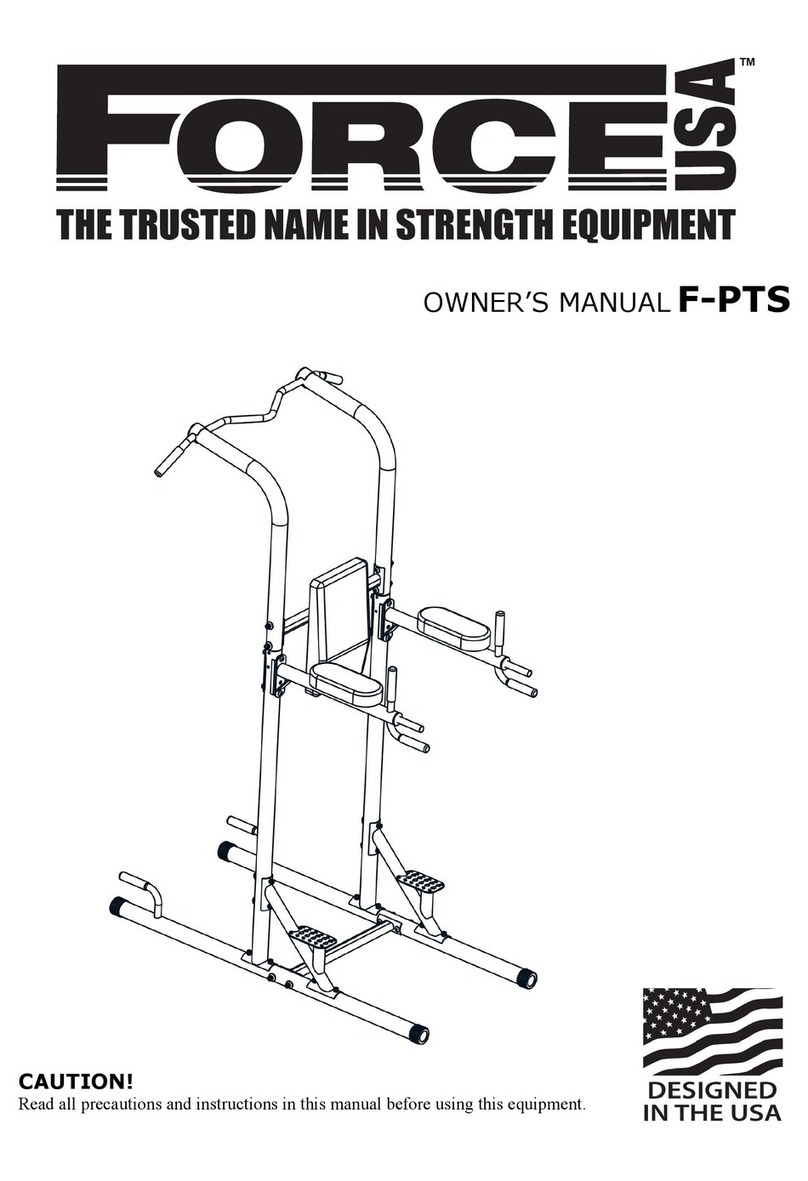 Force USA F-PTS User manual Force USA F-PTS User manual