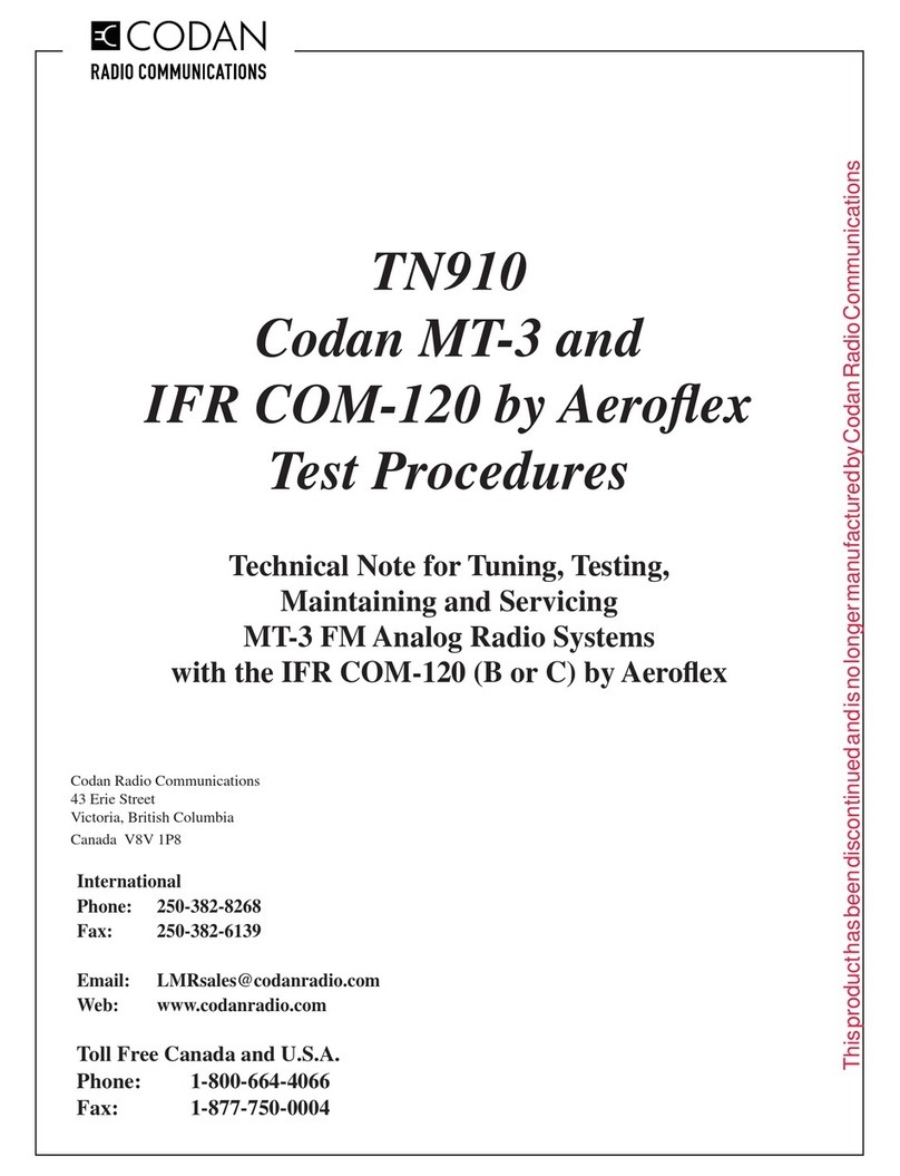 Codan MT-3 Technical note