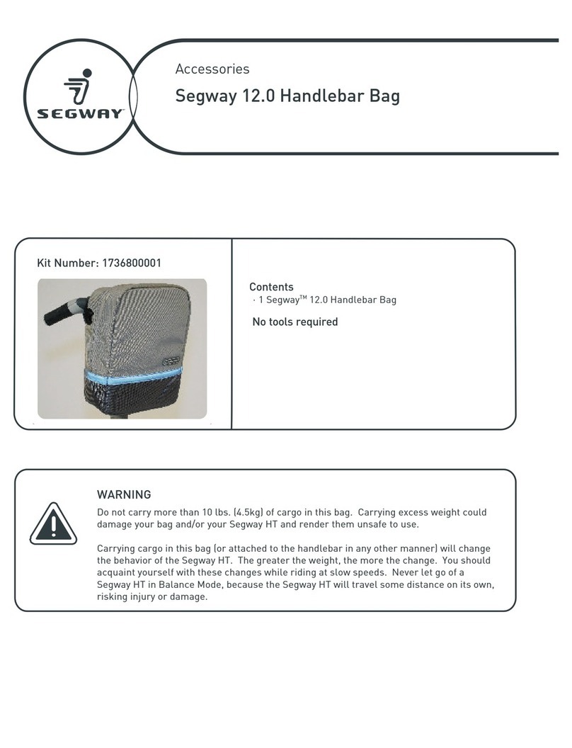 Segway 12.0 Handlebar Bag user manual