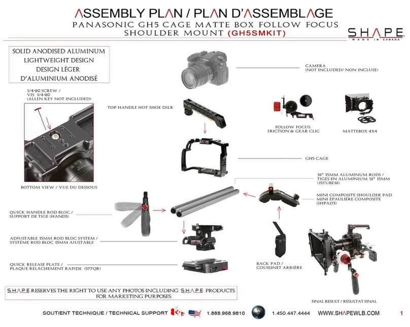 Shape GH5SMKIT Assembly plan