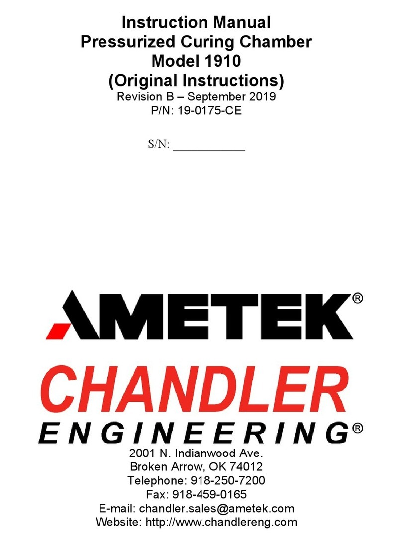 Ametek Chandler Engineering 1910 User manual Ametek Chandler Engineering 1910 User manual