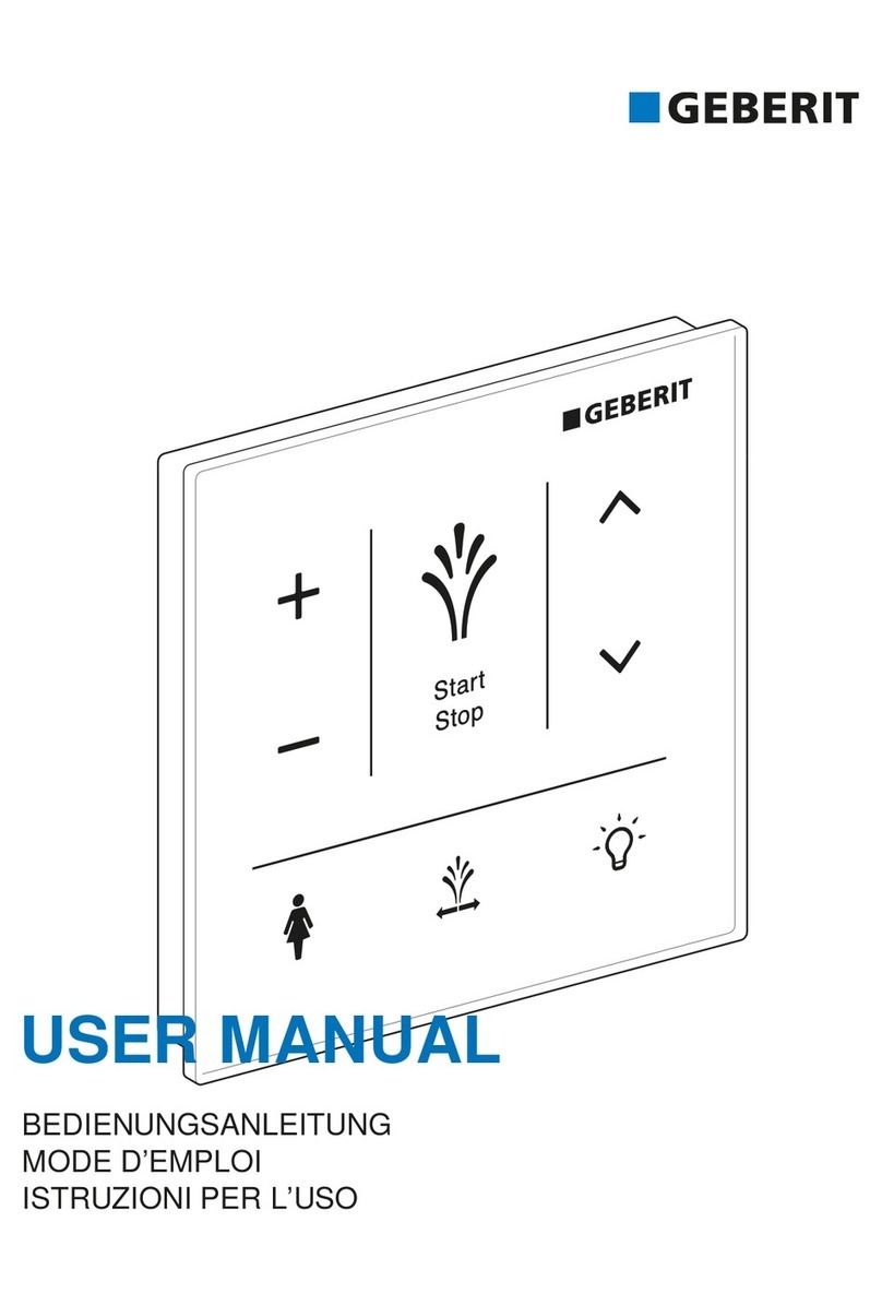 Geberit 968.101.00.0(00) user manual