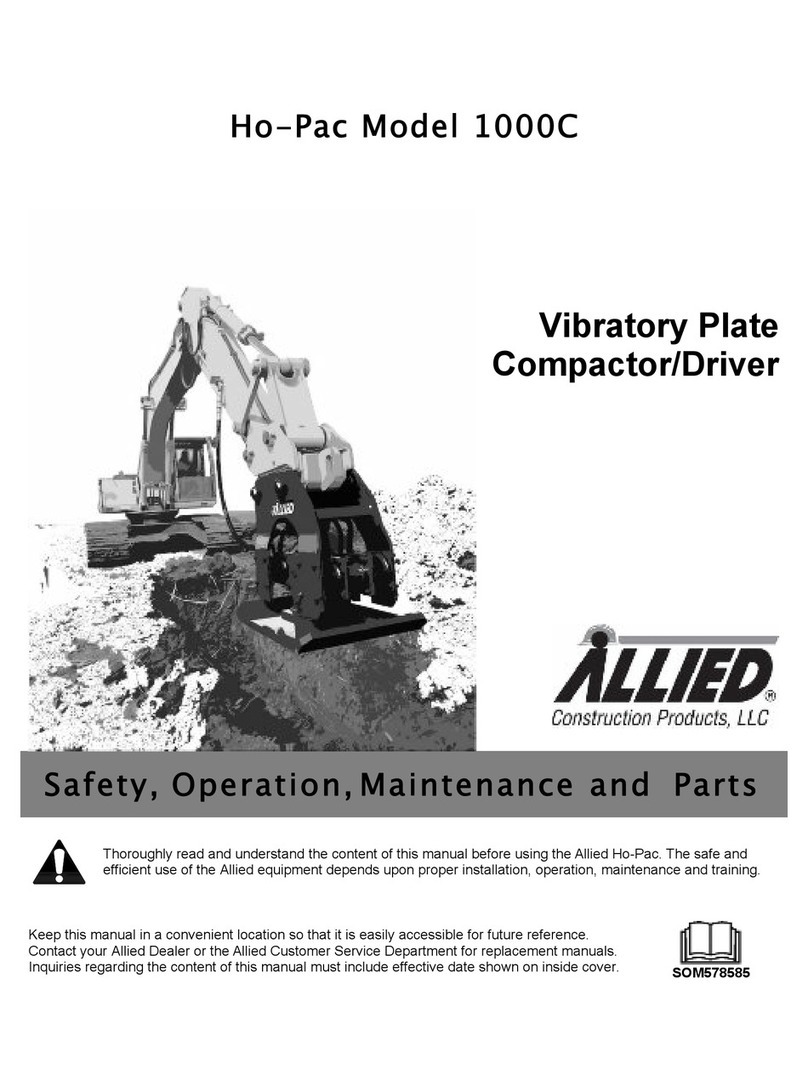 Allied Ho-Pac 1000C Safety, Operation, Maintenance and Parts