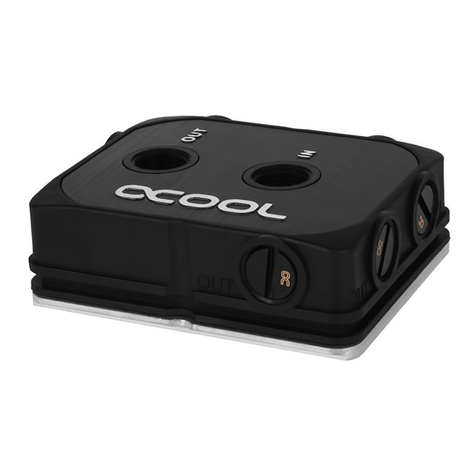 Alphacool EISBLOCK XPX PRO IU User manual
